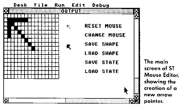 Mouse Editor main screen