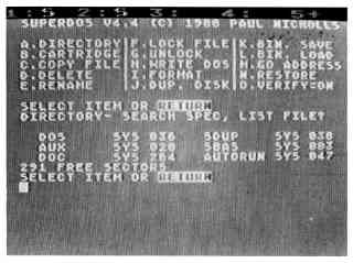 SUPERDOS screen